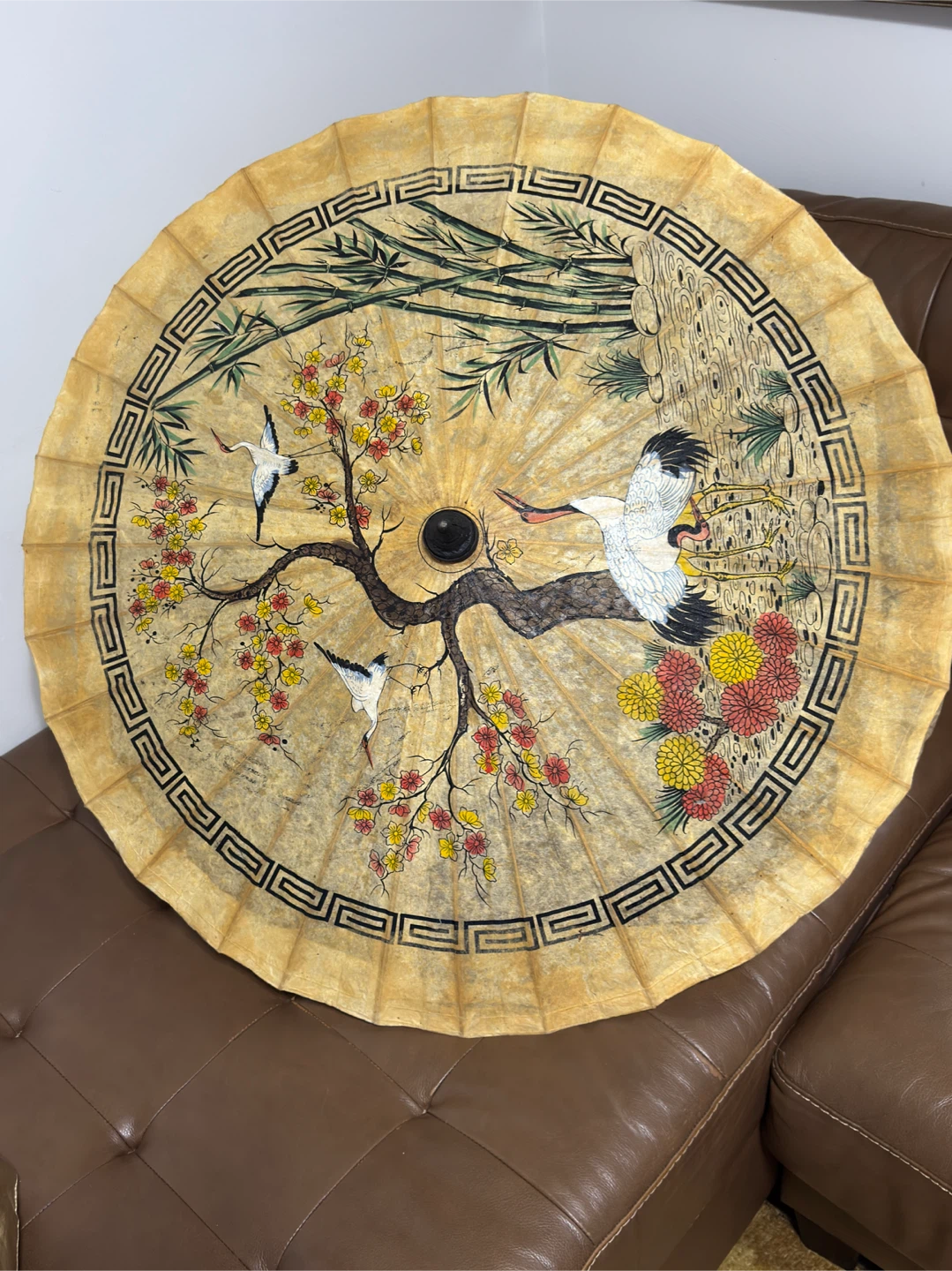 Vintage Japanese Rice Paper Parasol