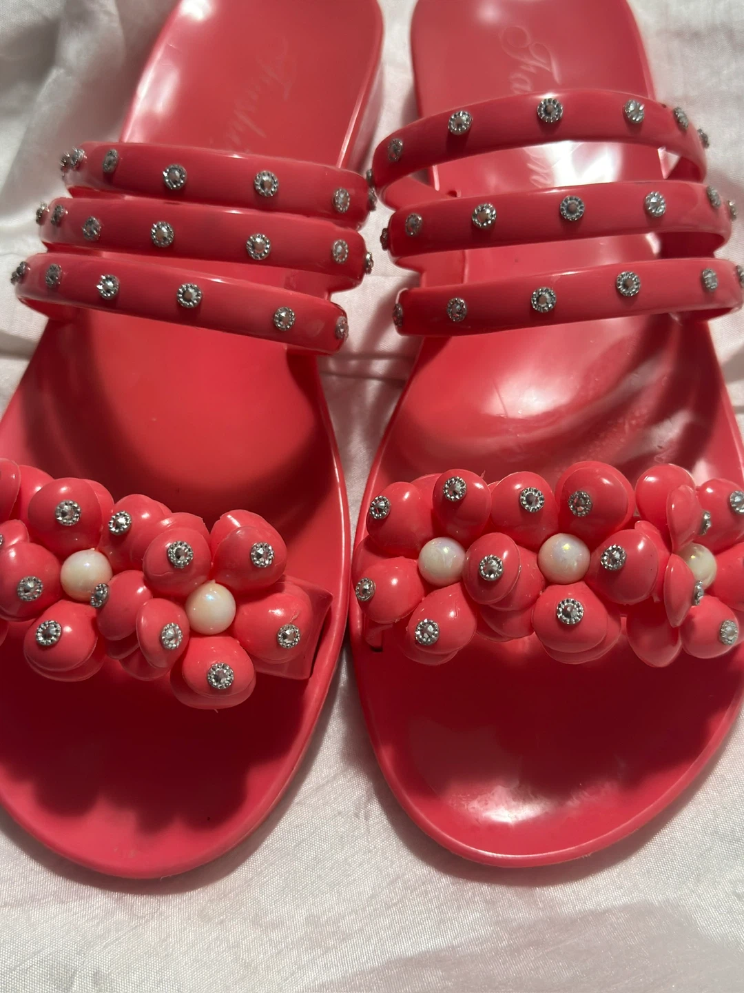 🥕Fashion Coral Flower Sandals - Size 38 - photo 2