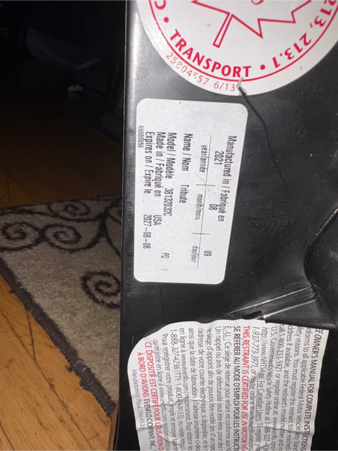 Evenflo Tribute Car Seat - Great Condition! - photo 2