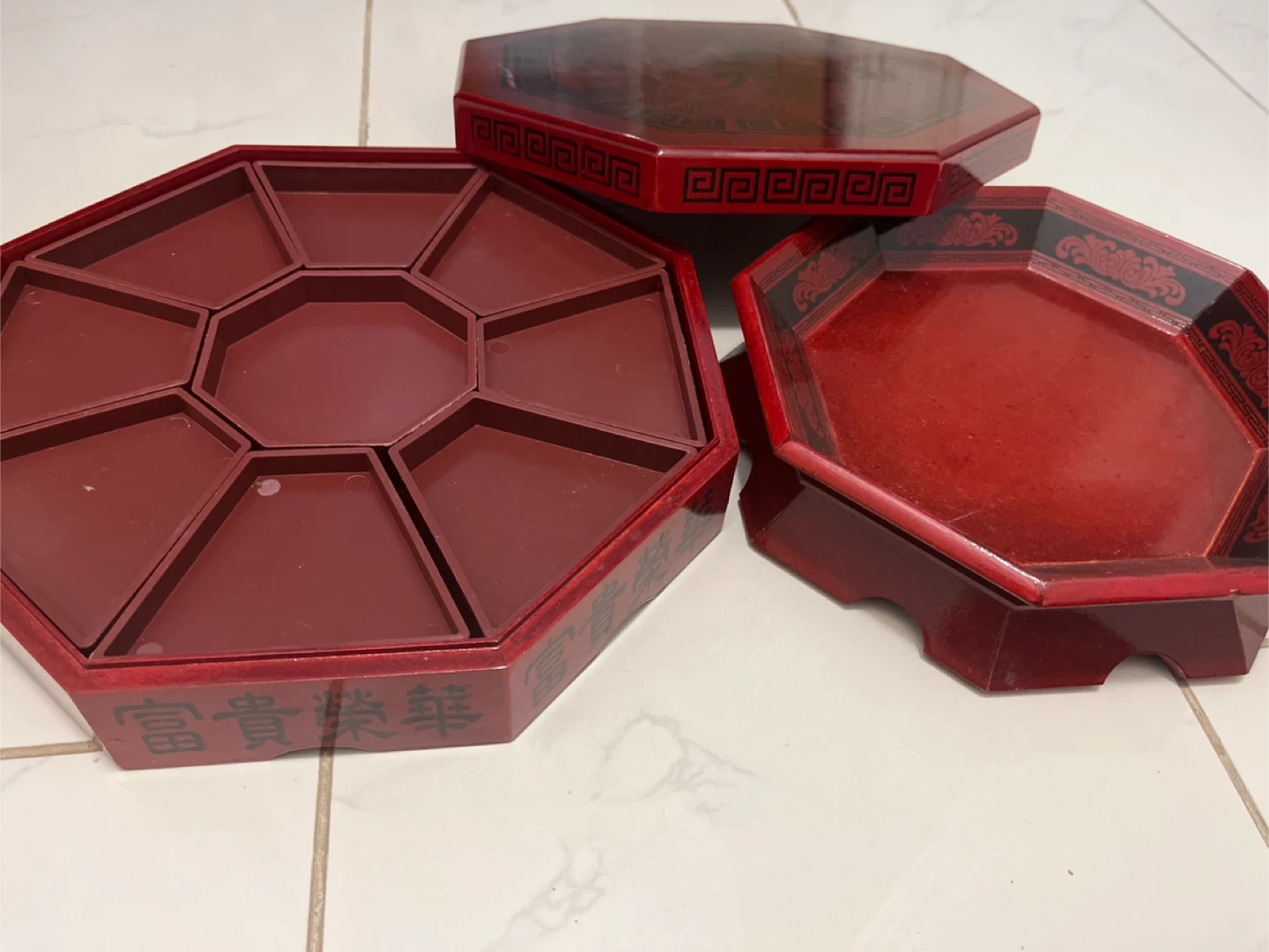 Korea Traditional wedding tray and storage box - photo 2