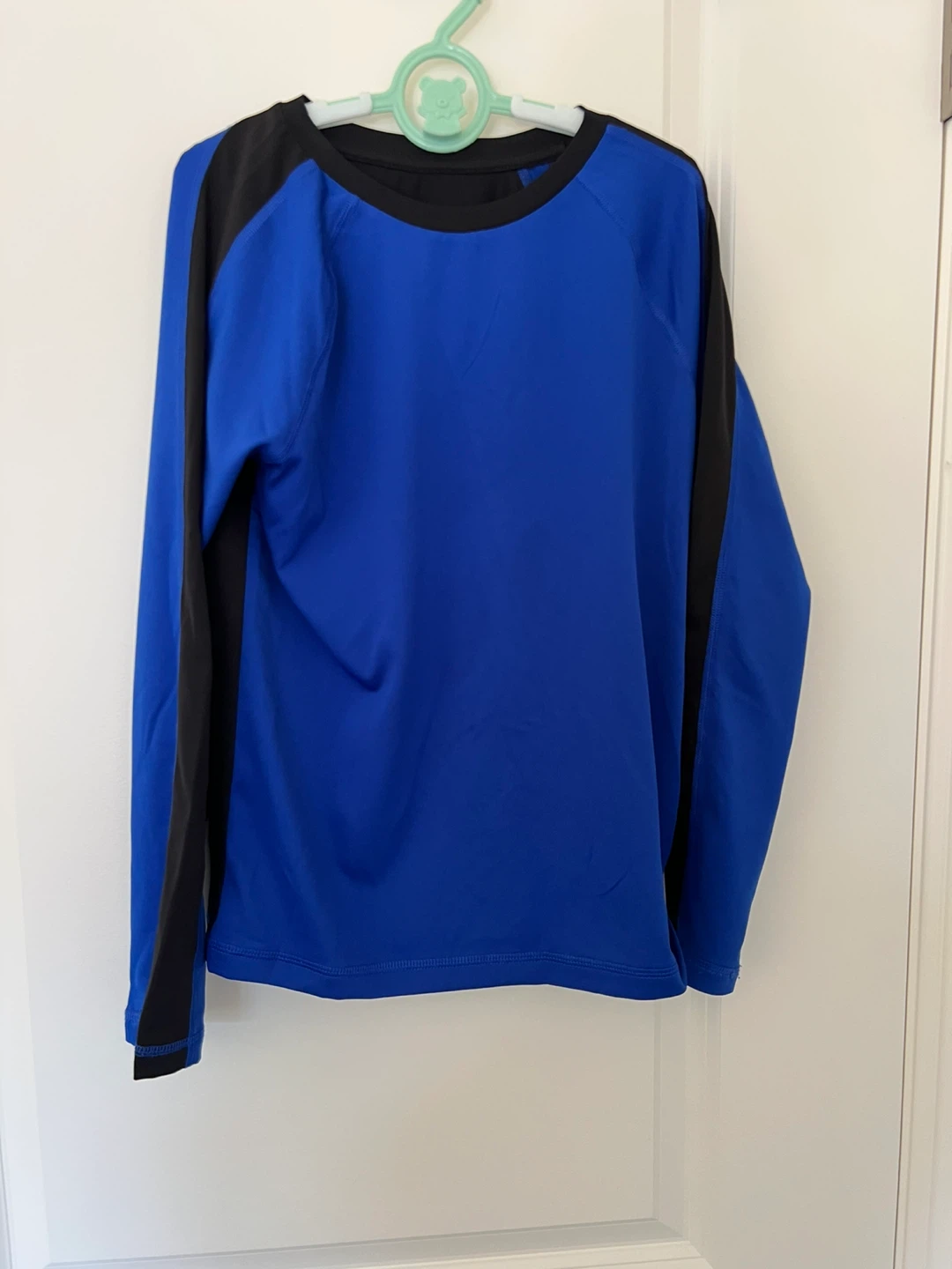 Blue & Black Long Sleeve Shirt medium