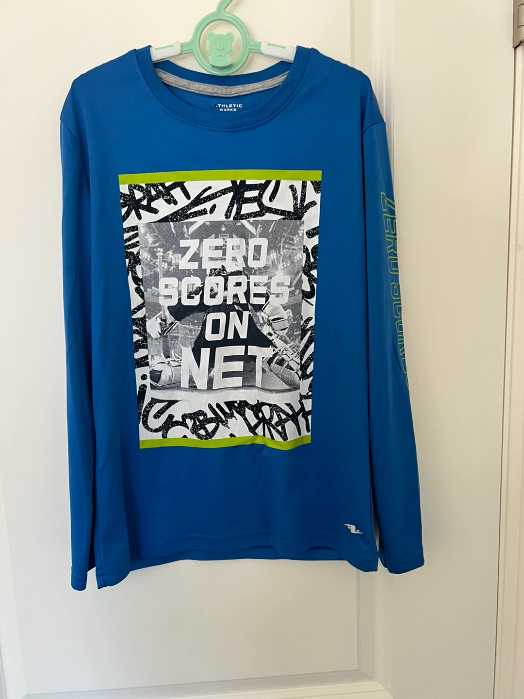 Athletic Works Blue Long Sleeve Shirt