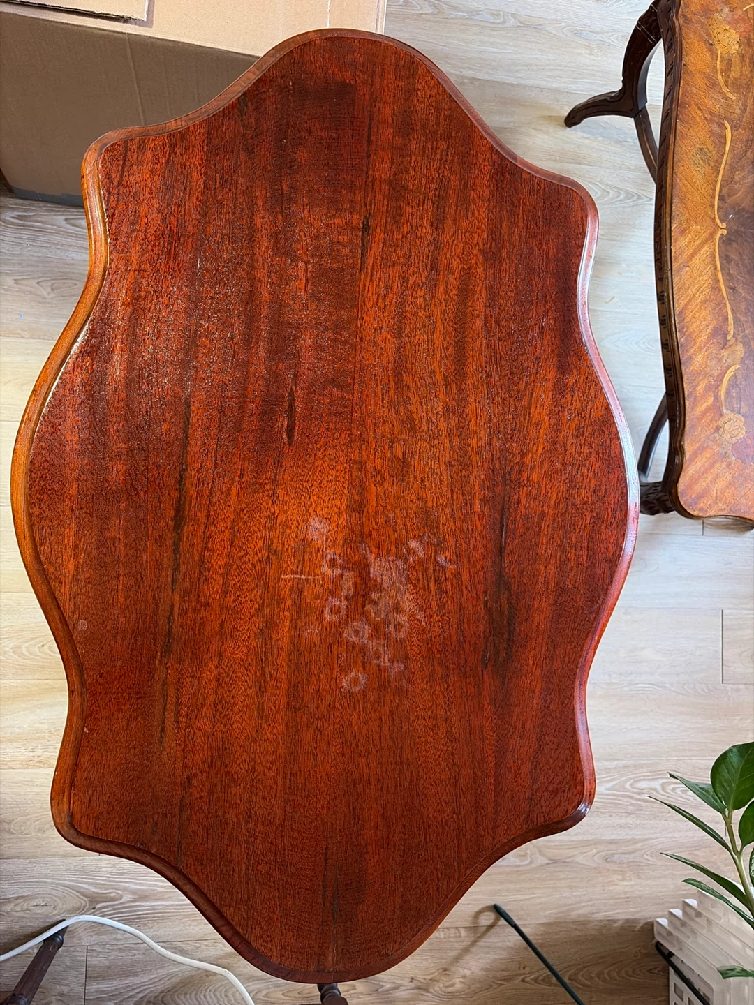 Antique Wooden Side Table - photo 2