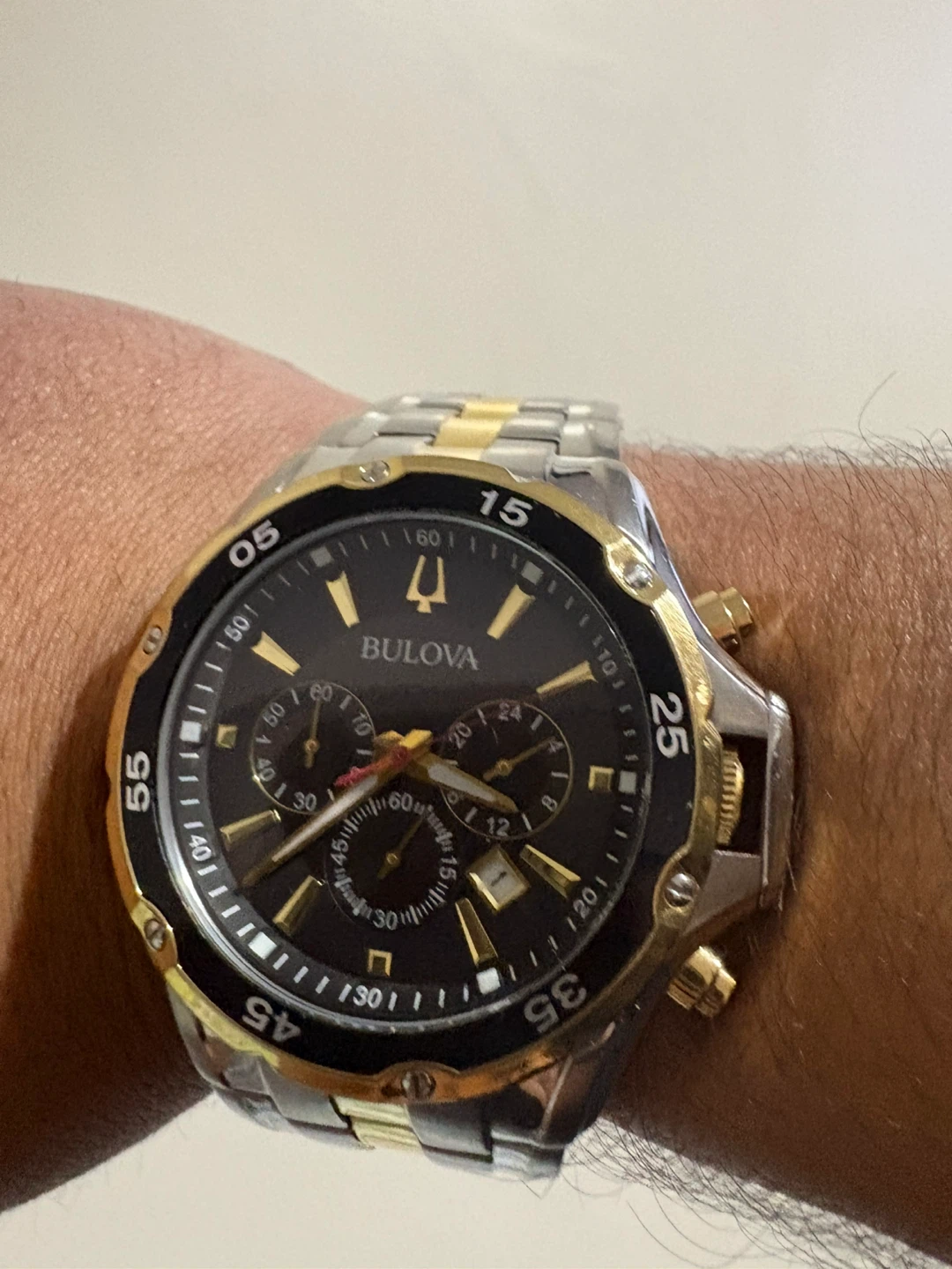 Bulova Men's Watch - Silver & Gold