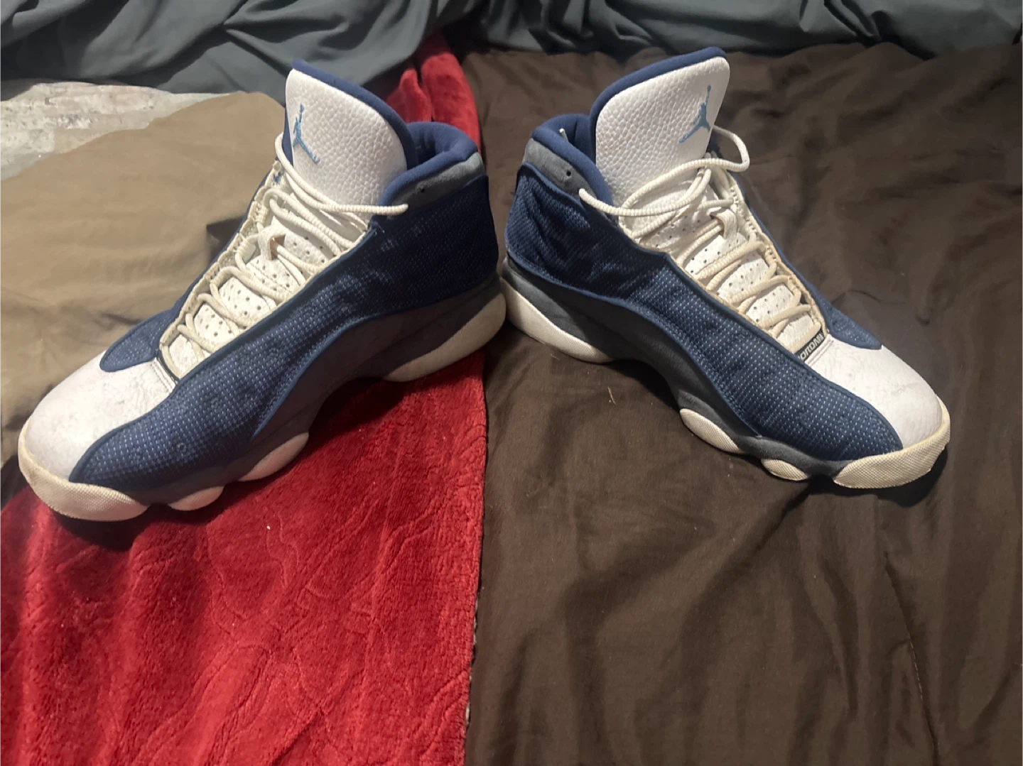 Jordan XIII Navy/White Sneakers - photo 4