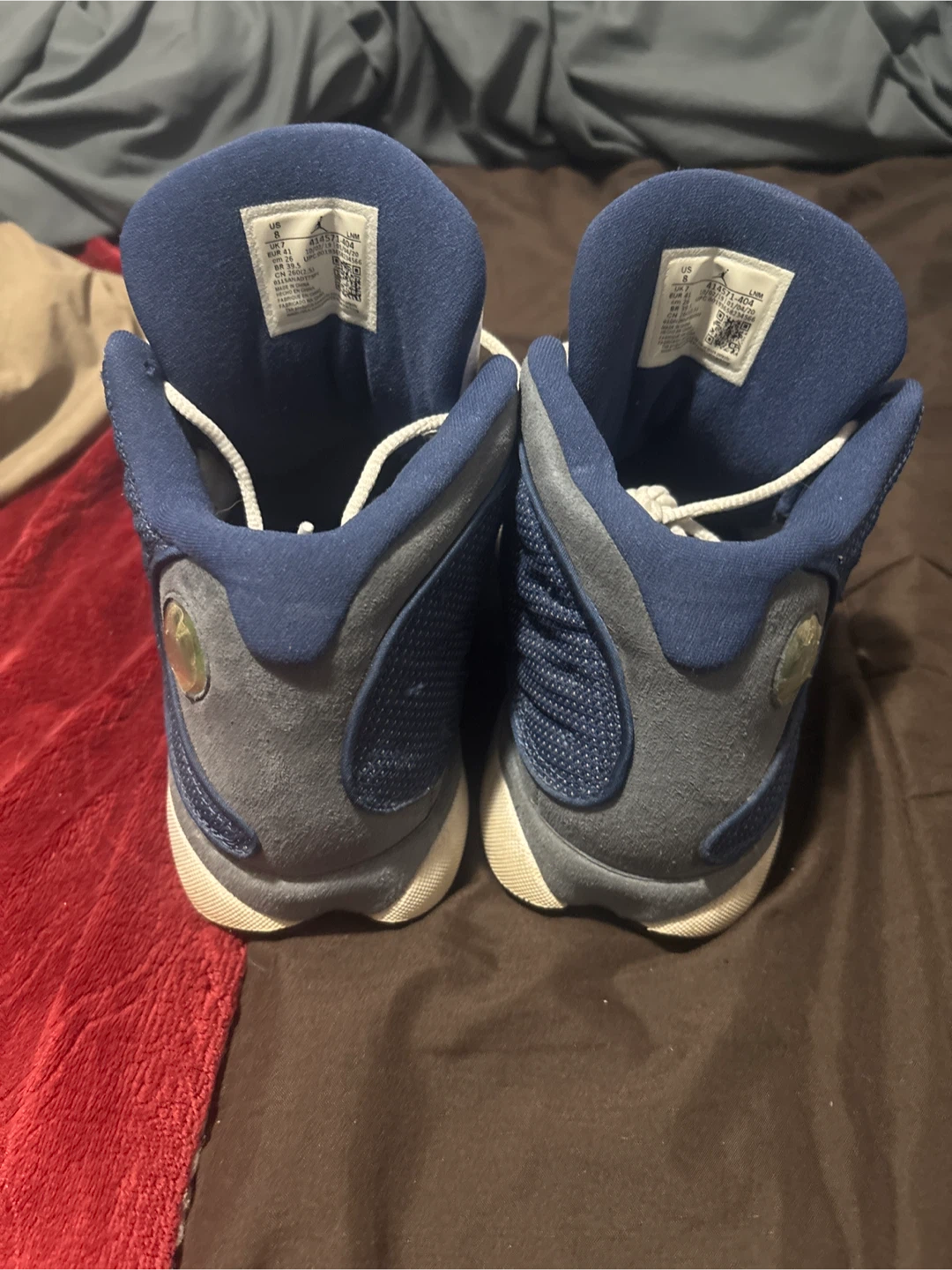 Jordan XIII Navy/White Sneakers - photo 2