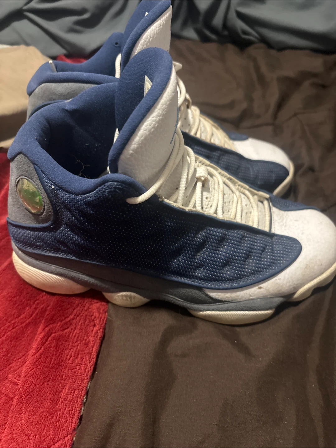 Jordan XIII Navy/White Sneakers - photo 3