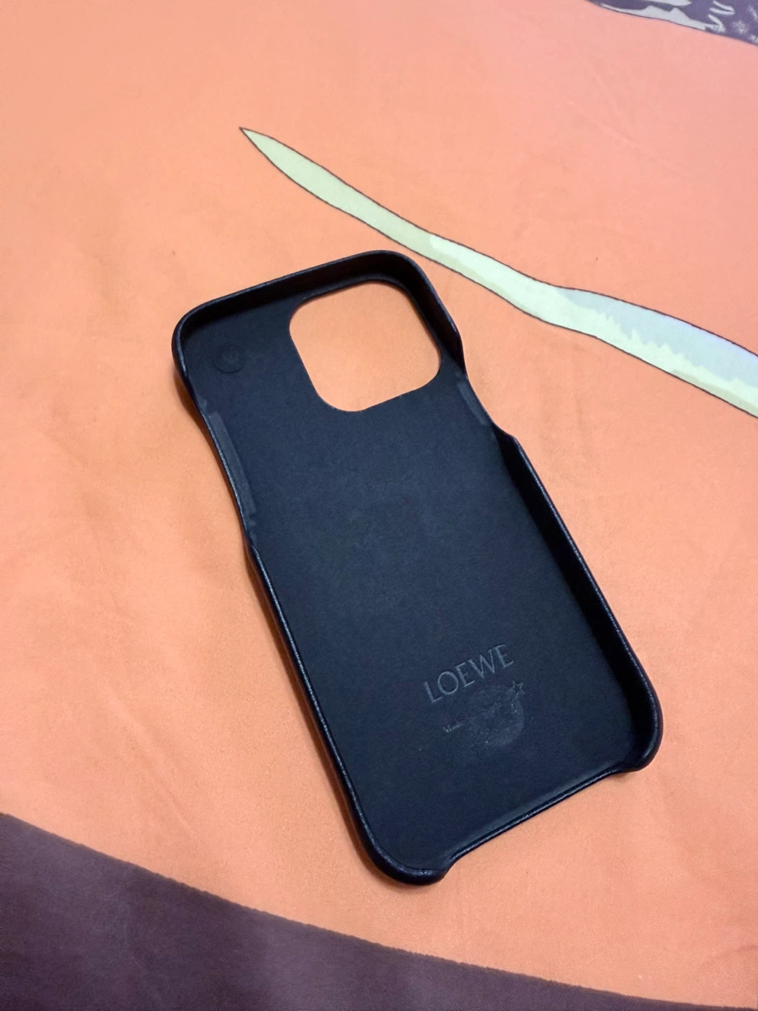 Loewe iPhone 14 Pro Max Case - Black Leather - photo 2