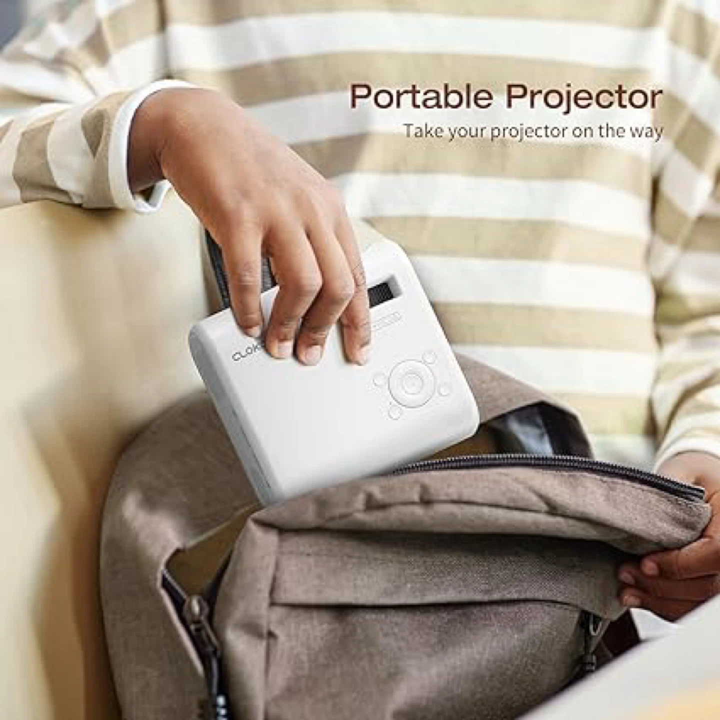 Brand New CLOKOWE Mini Projector 1080P - photo 5