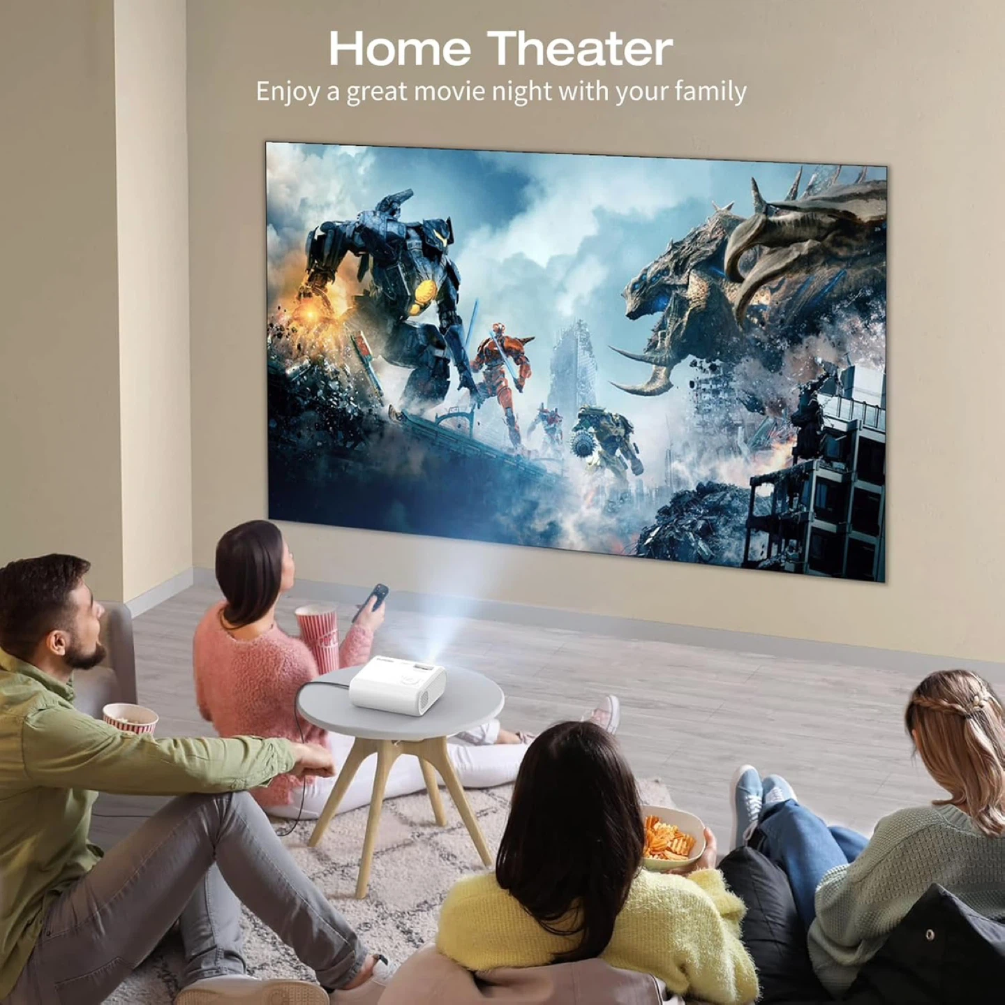Brand New CLOKOWE Mini Projector 1080P - photo 2