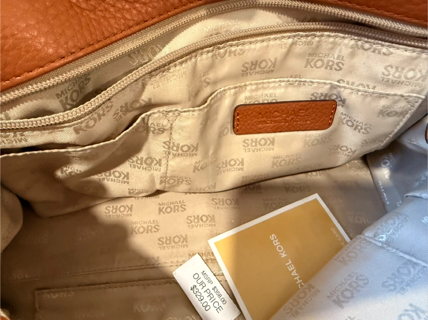 Michael Kors Satchel - Brown Leather - photo 4