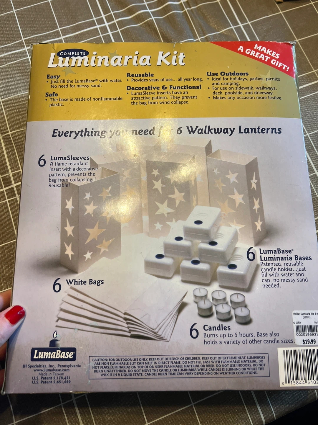Complete Luminaria Kit - 6 Walkway Lanterns - photo 2