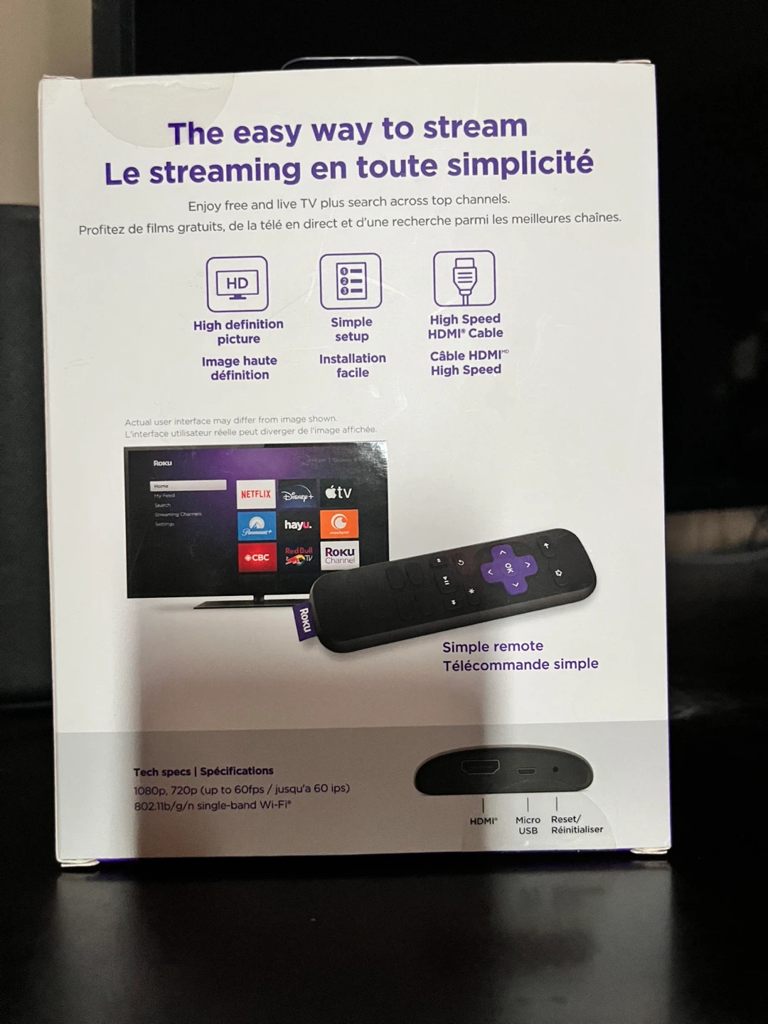 Roku Express HD Streaming Media Player - New in Box! - photo 2