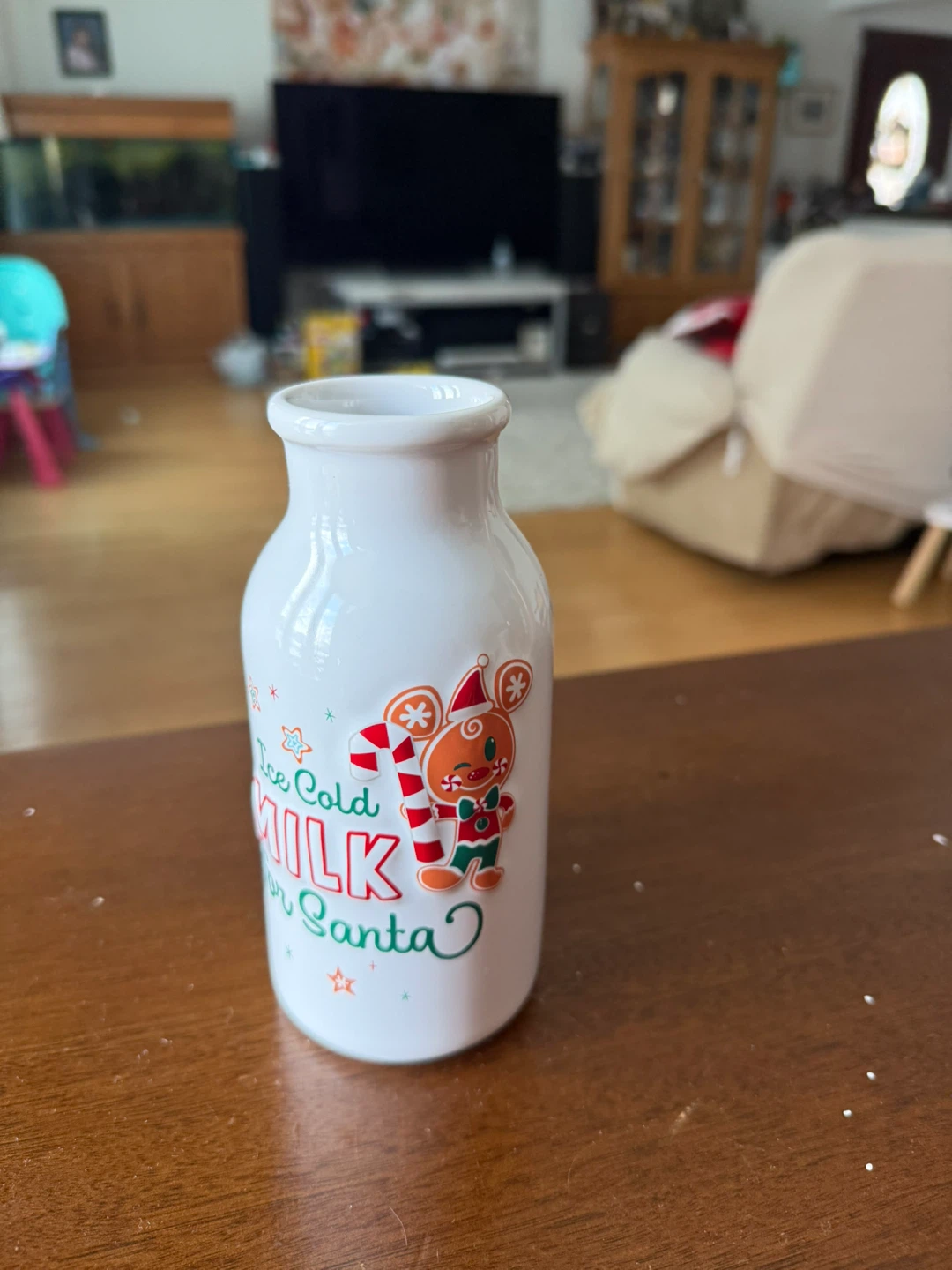 Disney "Ice Cold Milk for Santa" Bottle