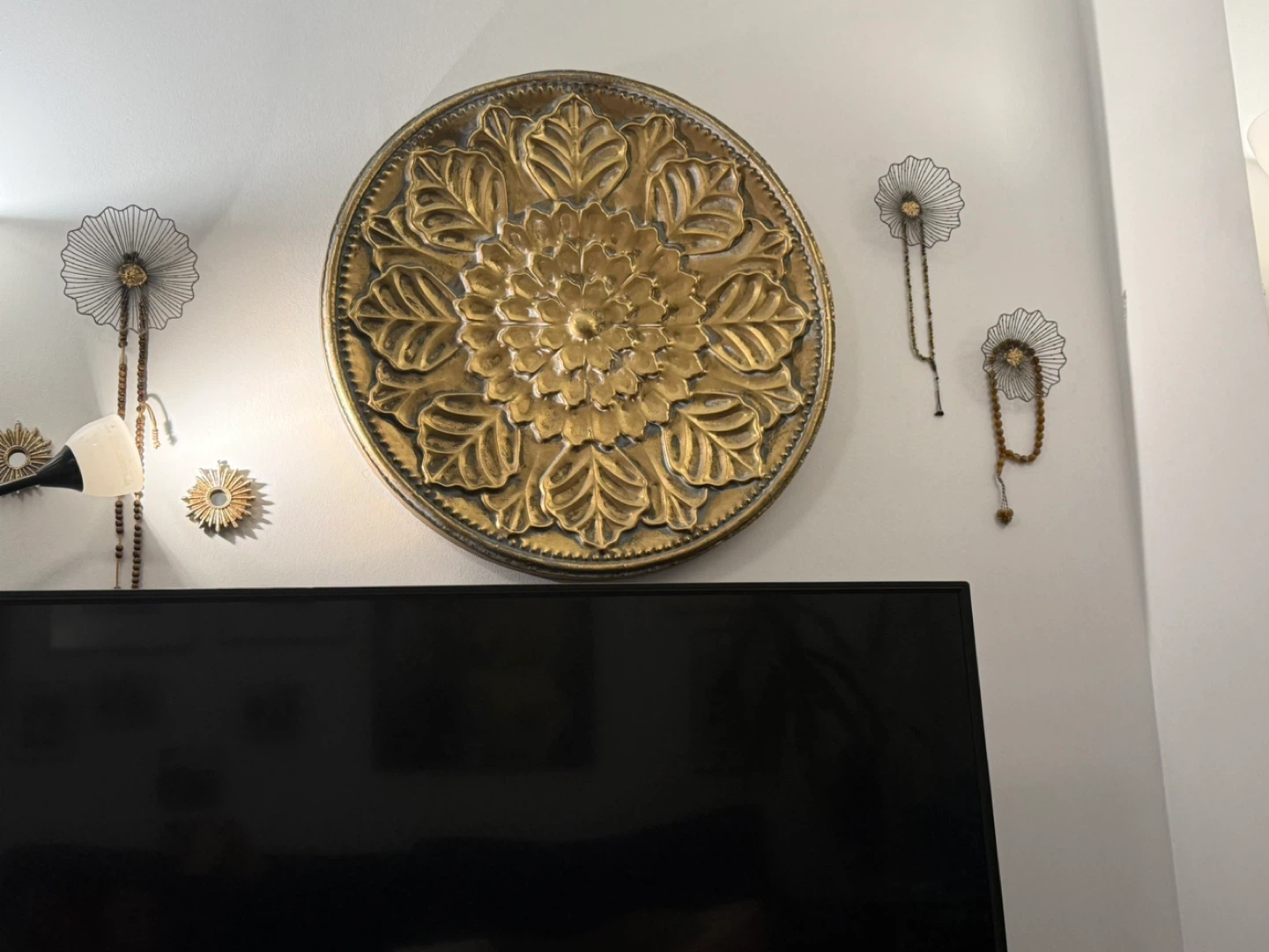 Gold Floral Wall Decor