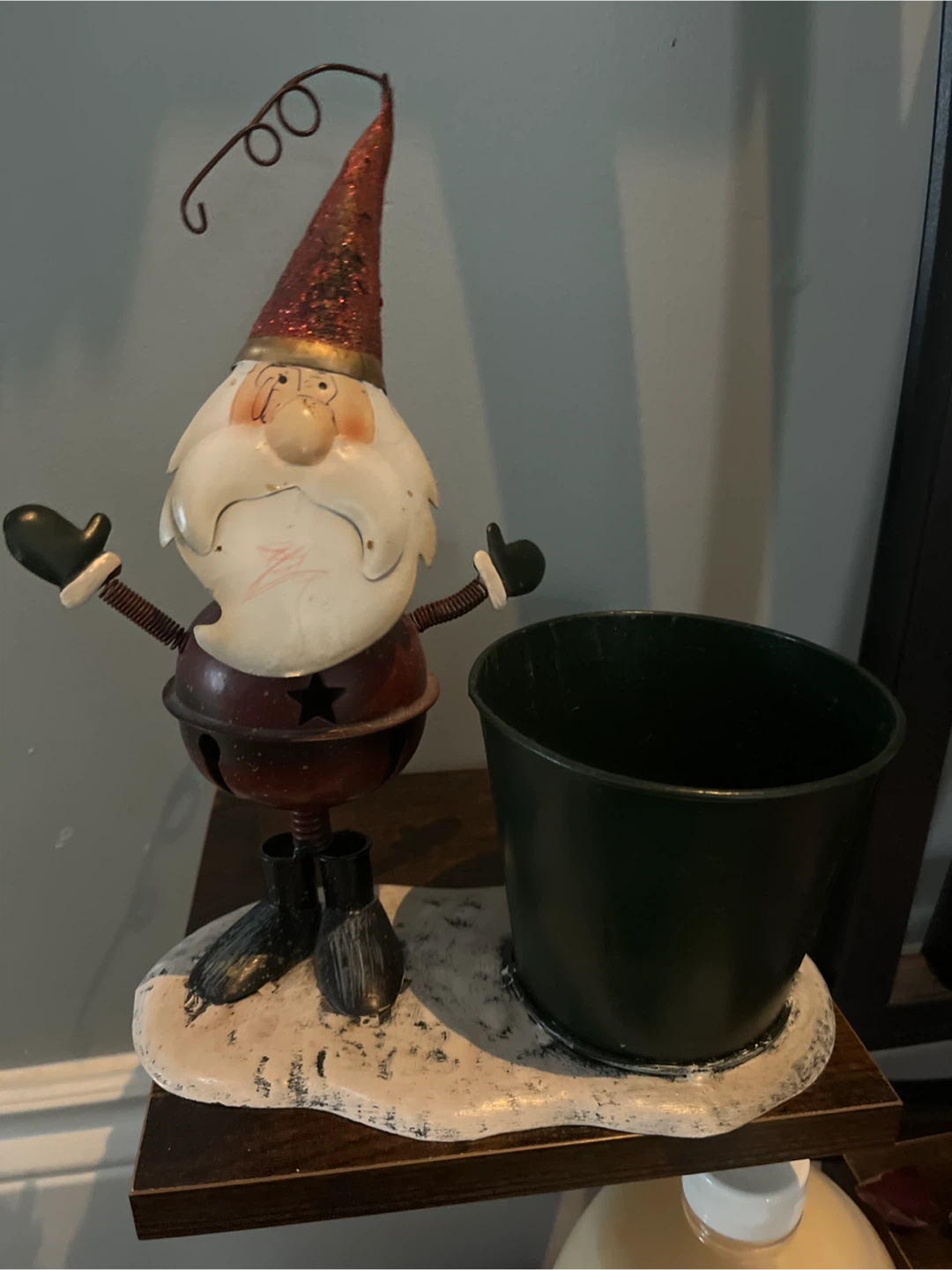 Plant and pot wth santa - photo 3