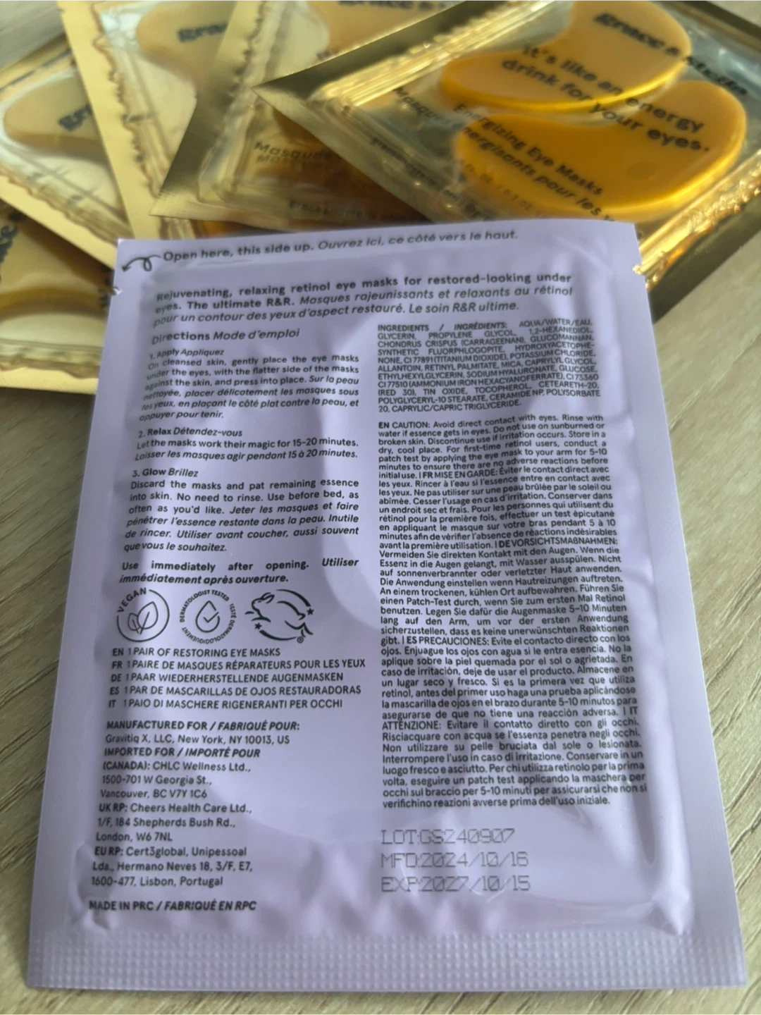 Grace & Stella Eye Masks x7 - photo 4