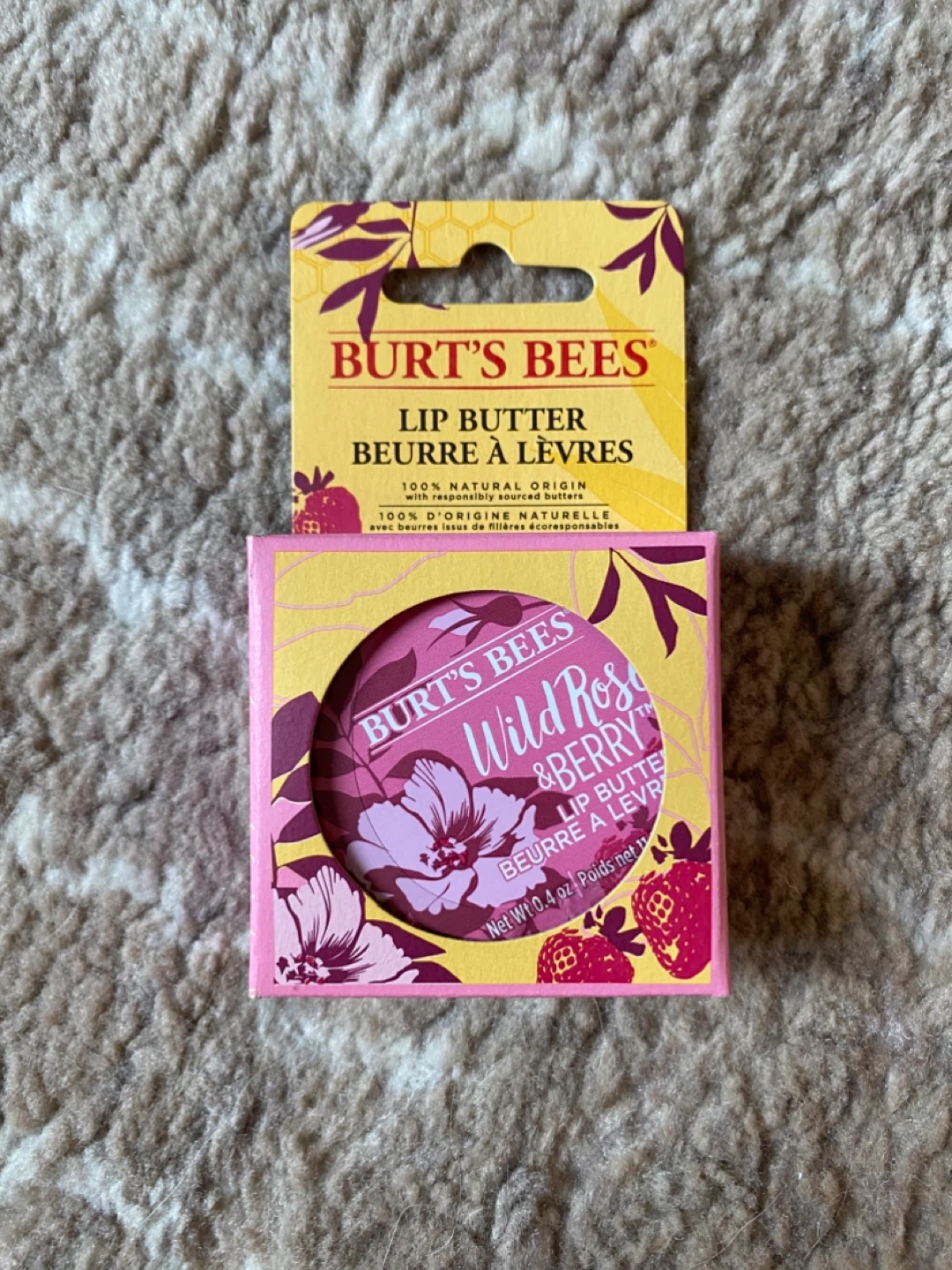 Burt's Bees Wild Rose & Berry Lip Butter