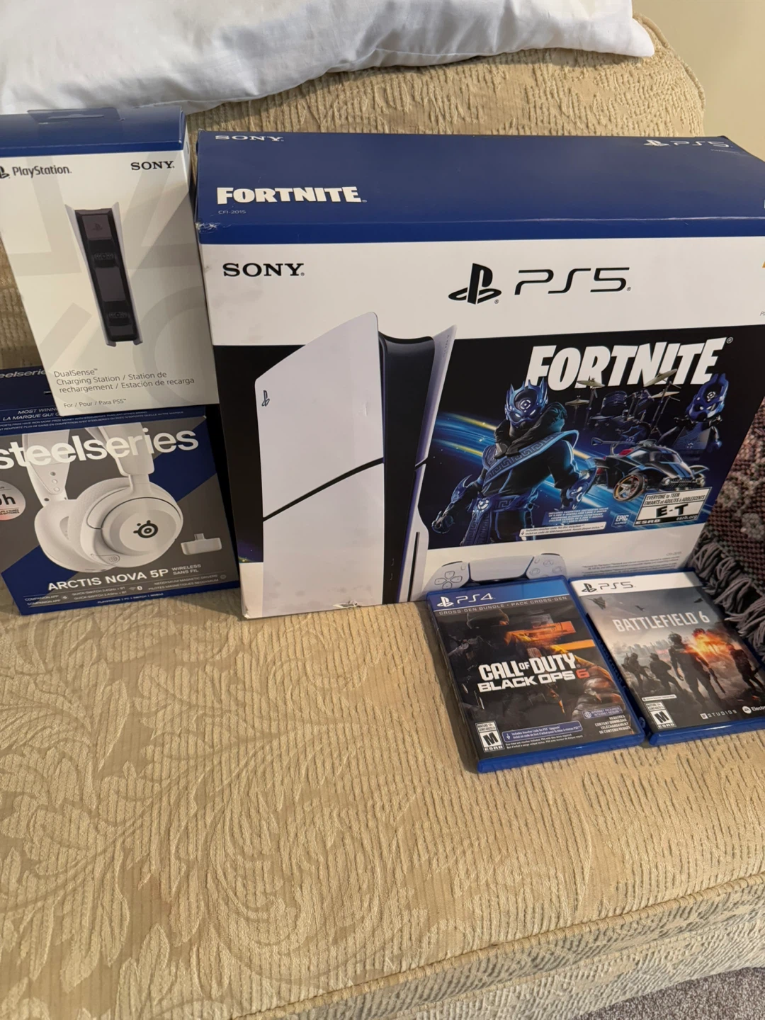 Sony PS5 Fortnite Bundle + Games & Accessories