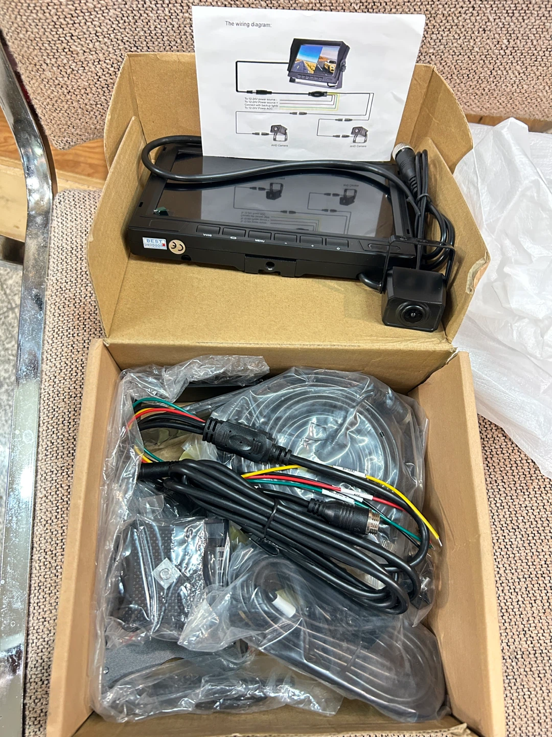 7 inch LCD Car Backup Camera Kit
