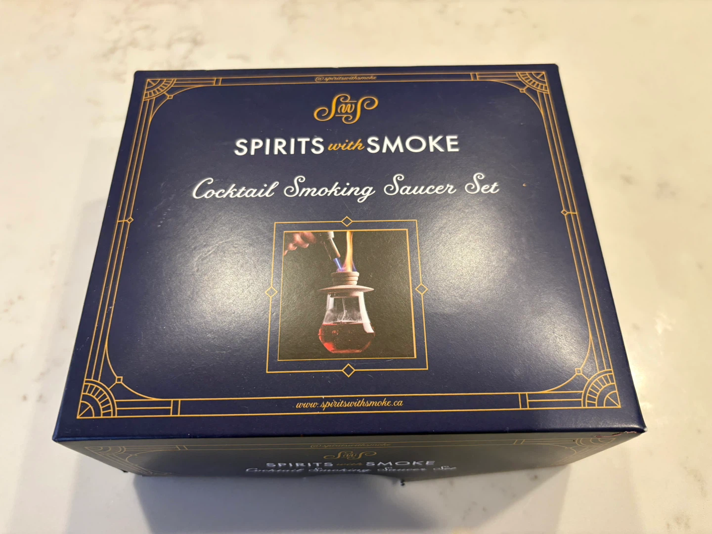 Spirits with Smoke Cocktail Smoking Saucer Set