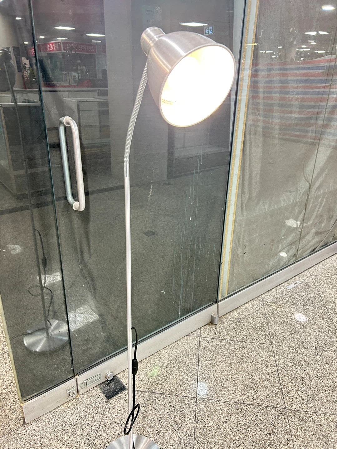 Floor Lamp - Silver & Black - photo 2