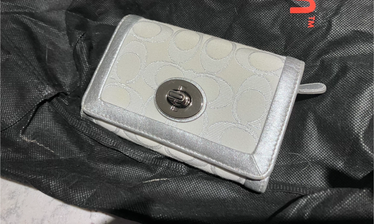 Coach Silver Wallet