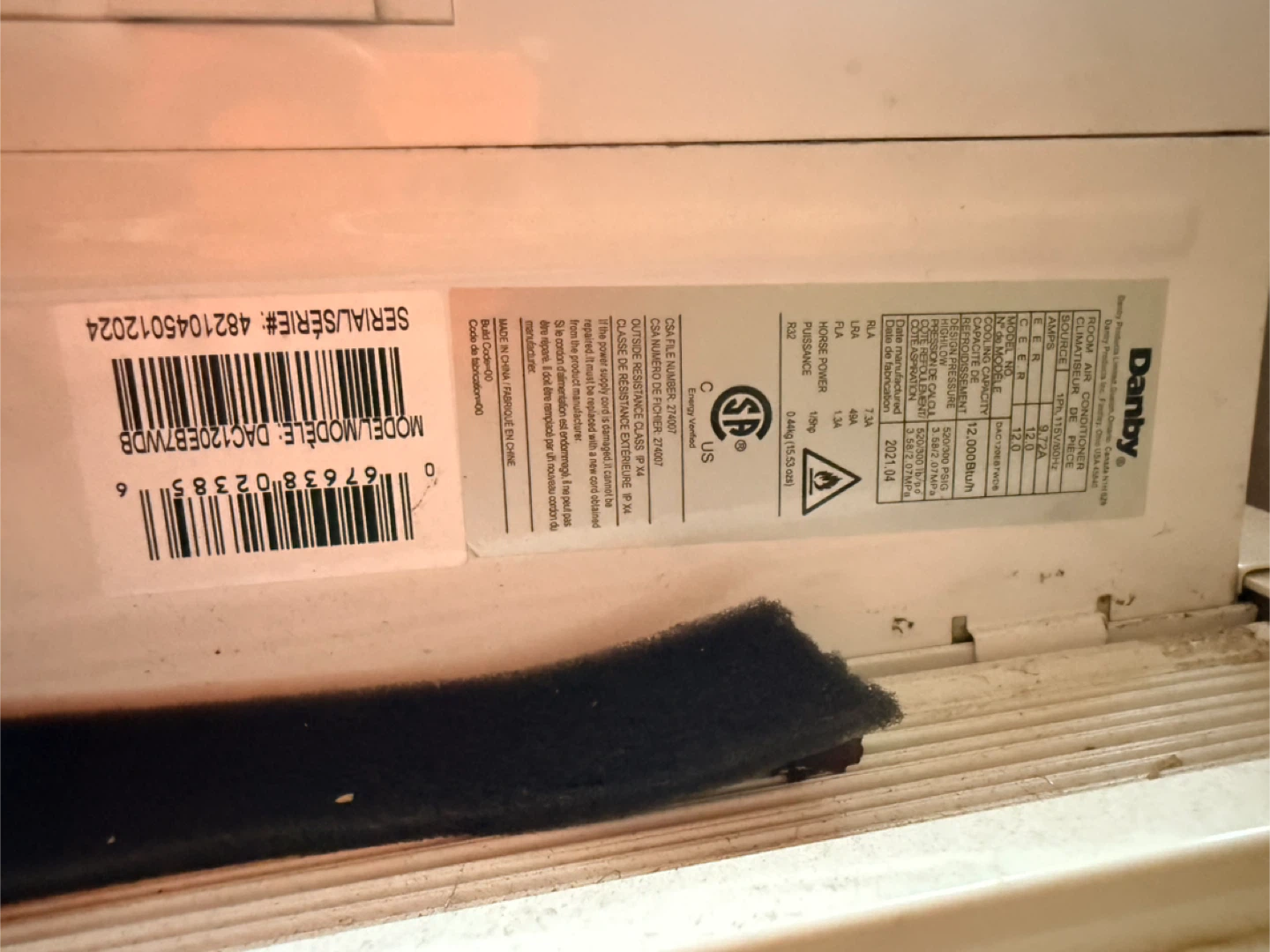 Danby 12,000 BTU Window Air Conditioner w/ Remote - photo 2