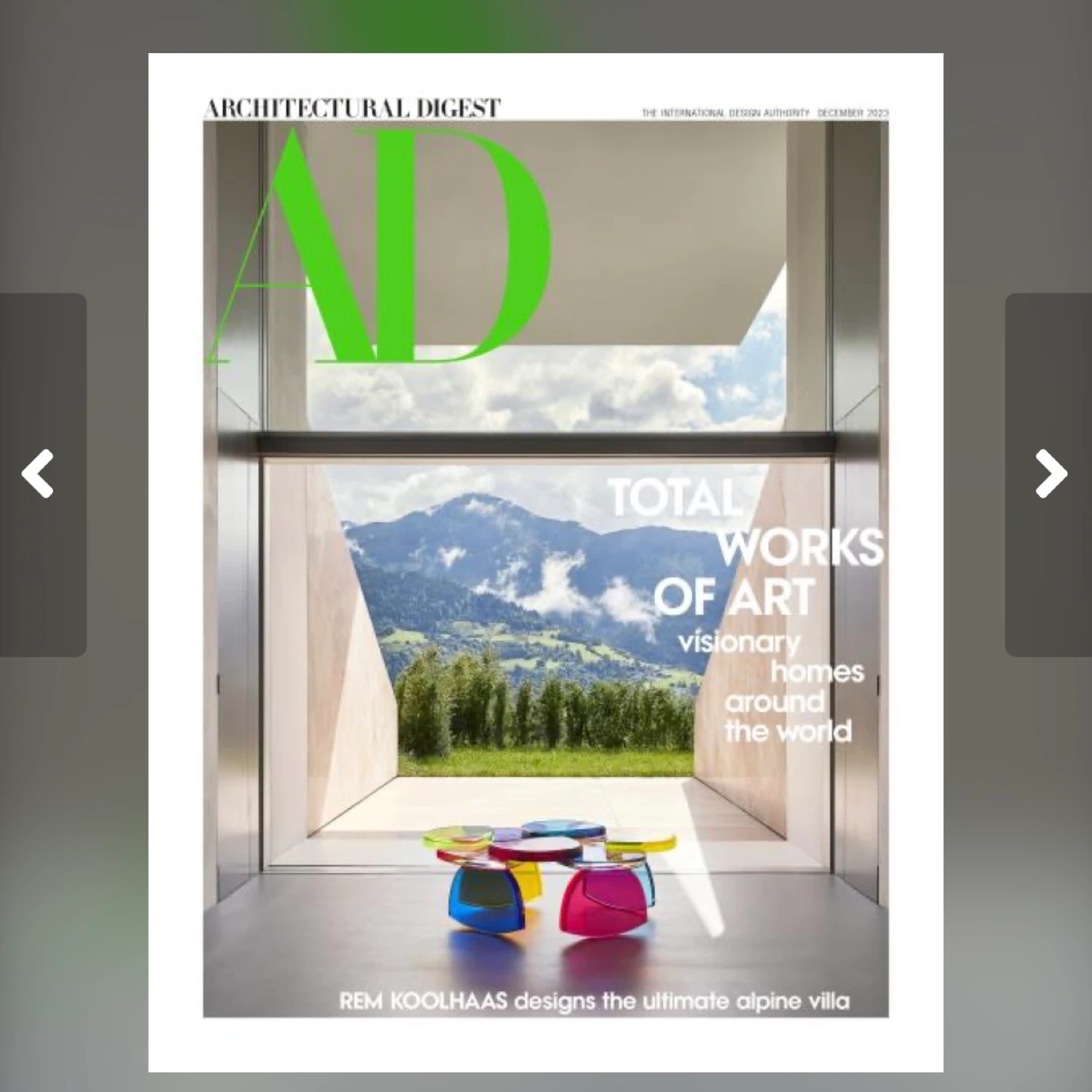 Architectural Digest Magazine - 1 year (11 Issues) - photo 2