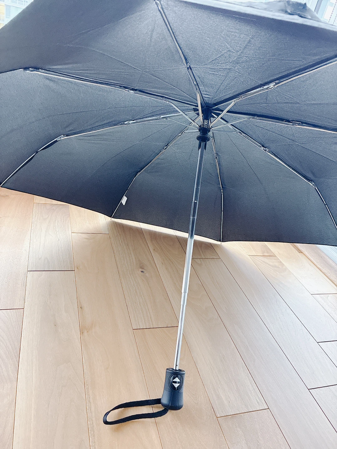 NINEMAX Compact Travel Umbrella - Black - photo 2