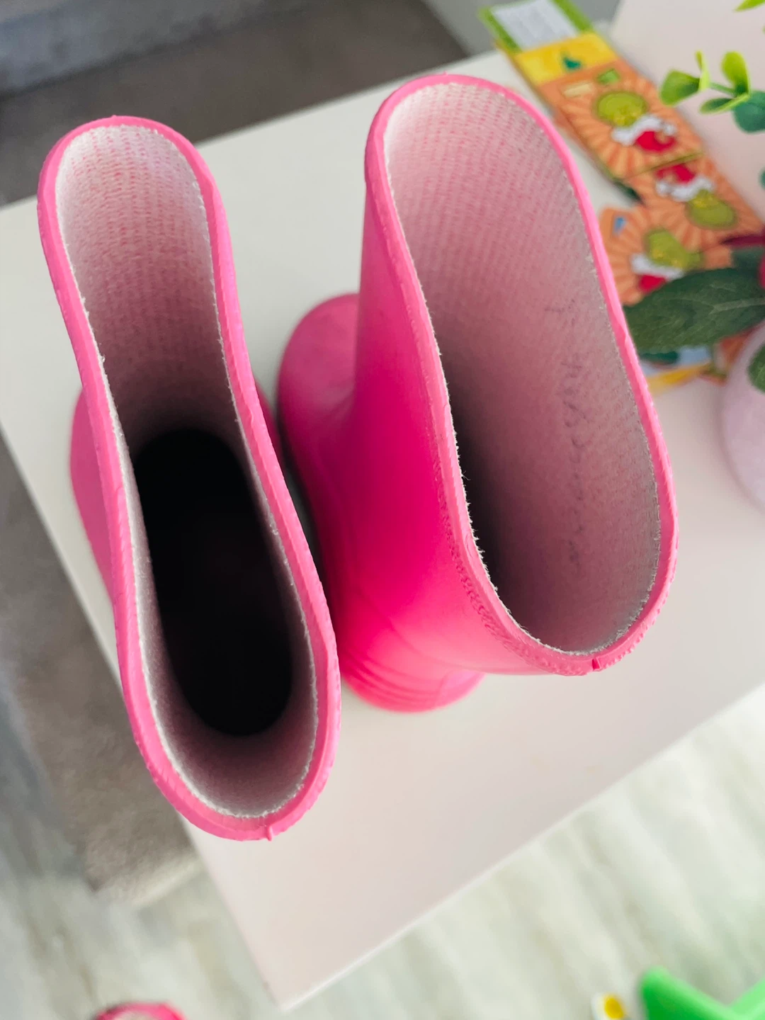 Pink Rain Boots - Size 6 - photo 4