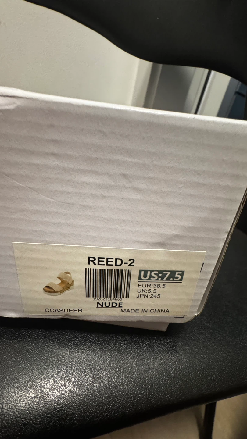 DREAM PAIRS -2 Nude Sandals - Size 7.5 USA - photo 4
