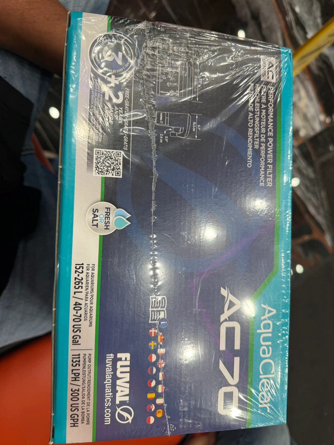 Fluval AquaClear AC70 Power Filter - New in Box! - photo 3