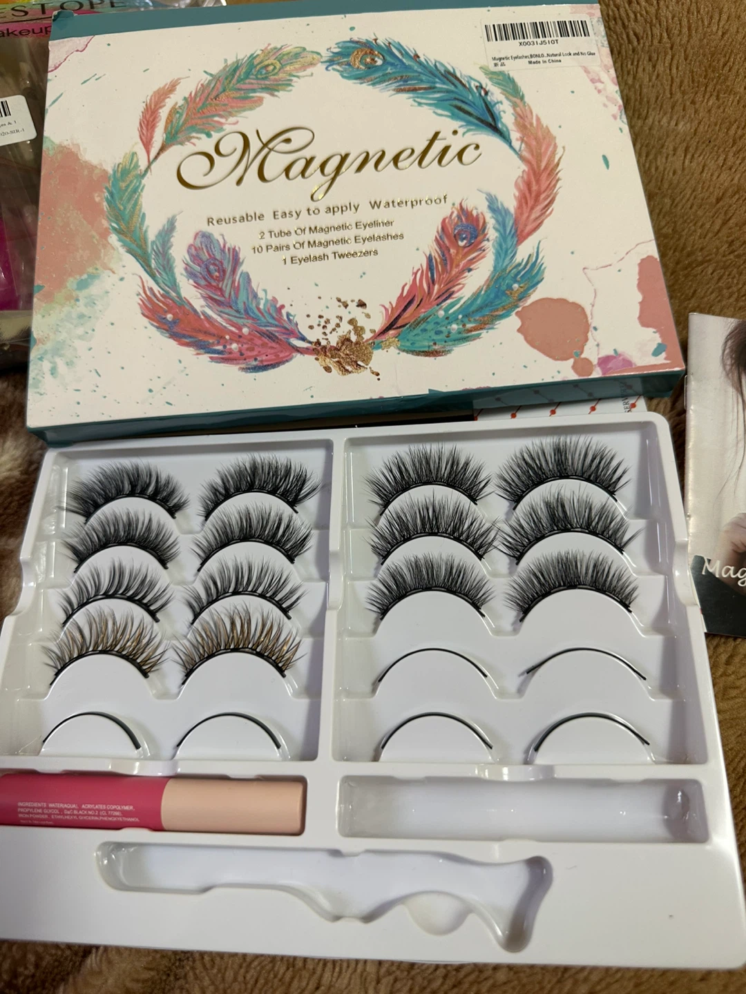 Magnetic Eyelashes Kit - 10 Pairs