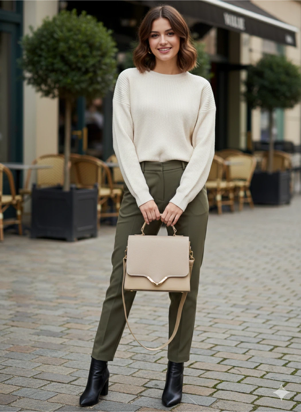 Beige handbag - photo 2