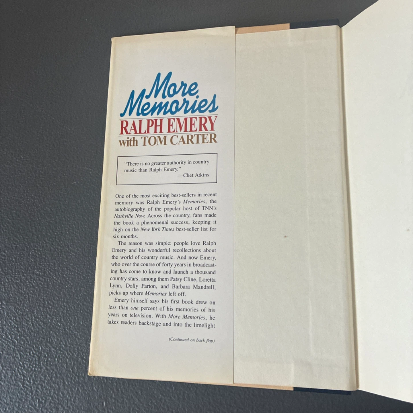 More Memories by Ralph Emery with Tom Carter - photo 4