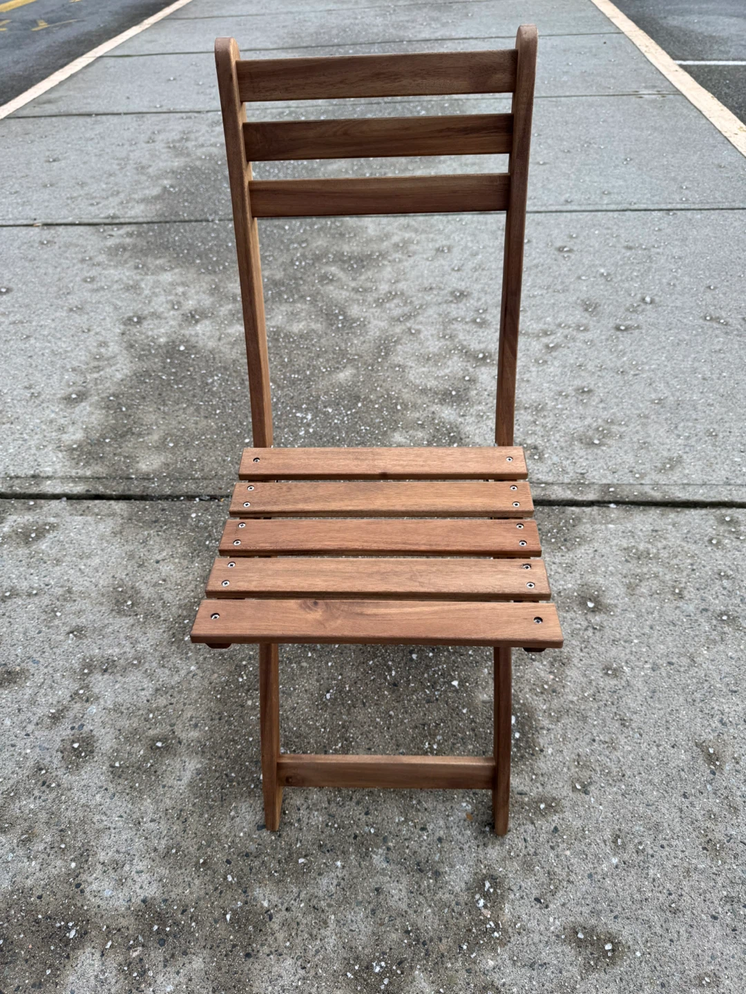 IKEA Askholmen Chair - Outdoor, Foldable, Dark Brown - photo 5