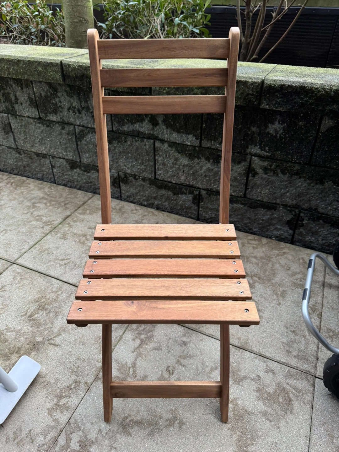 IKEA Askholmen Chair - Outdoor, Foldable, Dark Brown - photo 2