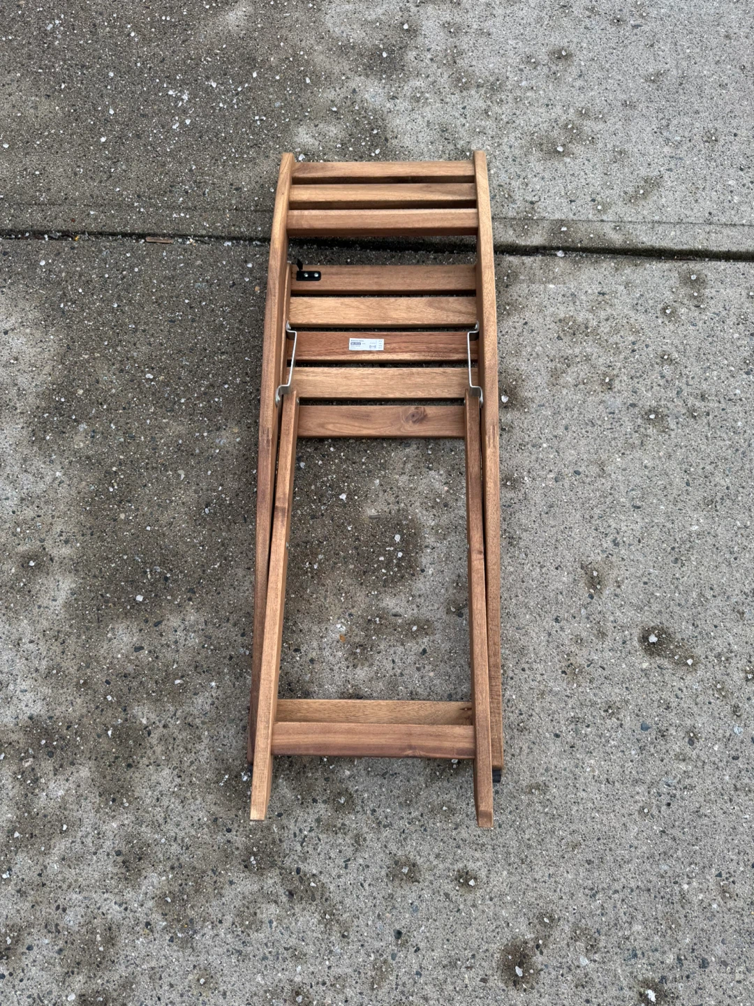 IKEA Askholmen Chair - Outdoor, Foldable, Dark Brown - photo 4