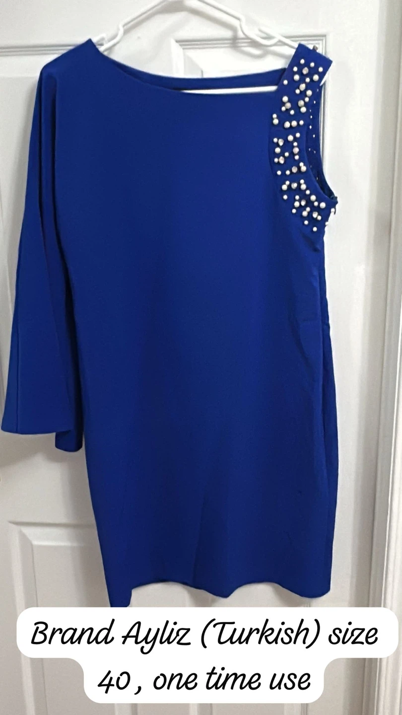Ayliz Blue Dress - Size 40
