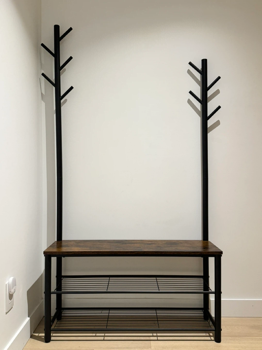 Hall Tree with Bench & Shoe Storage