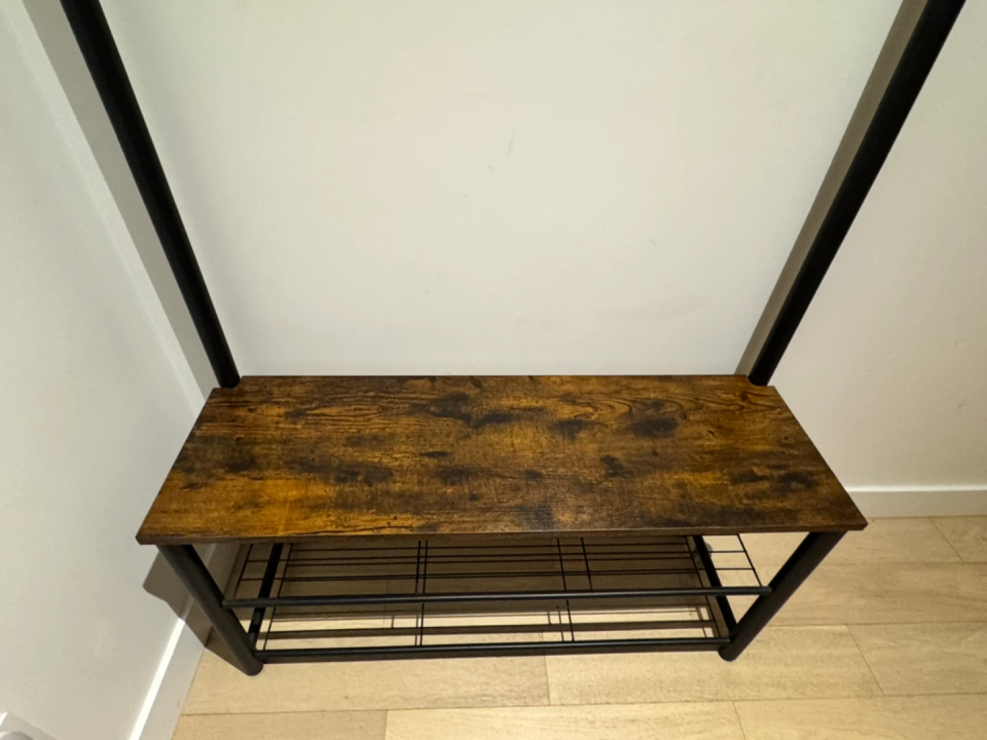 Hall Tree with Bench & Shoe Storage - photo 4