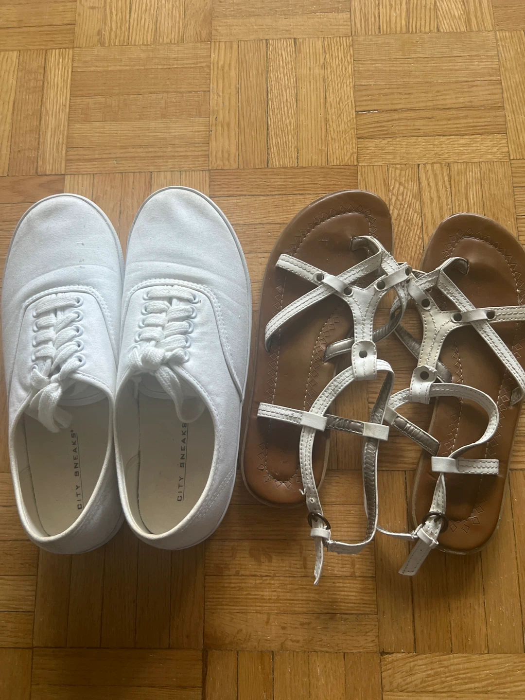 City Sneaks White Sneakers & Sandals