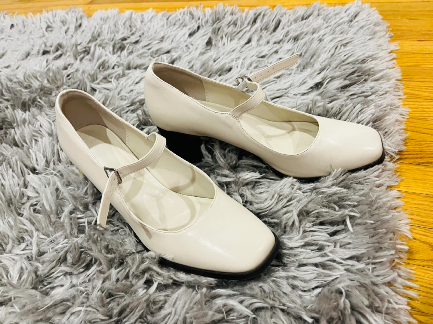 Cream Mary Jane Heels - photo 3