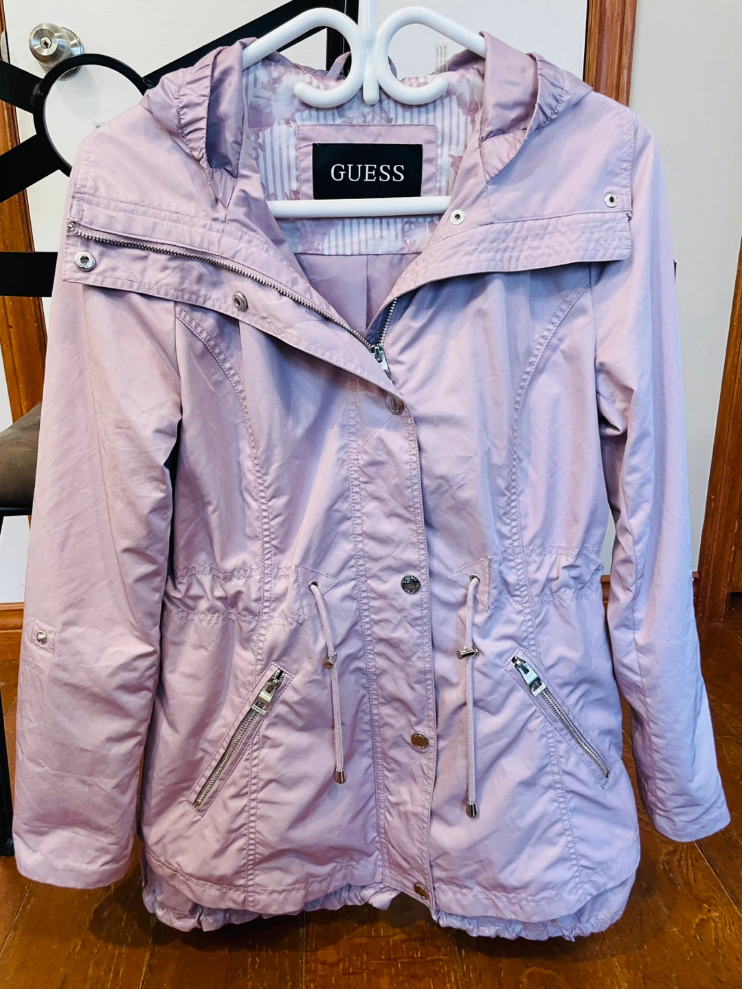 Guess Lavender Rain Jacket - Size M