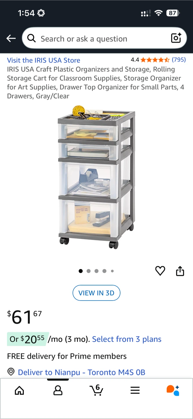 Plastic Drawer Set - photo 2