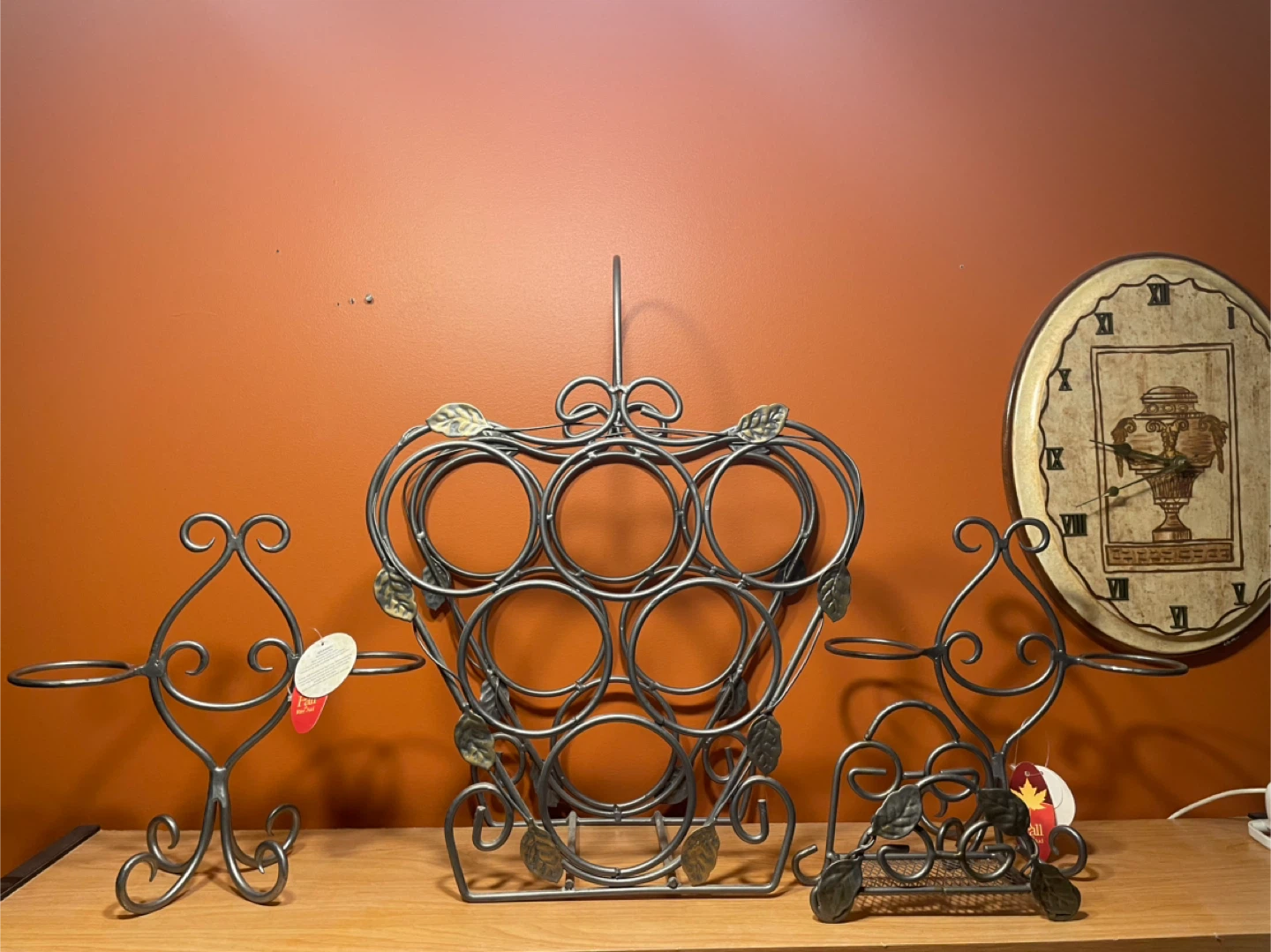🥕Metal Wine Rack & Napkin Holder Set