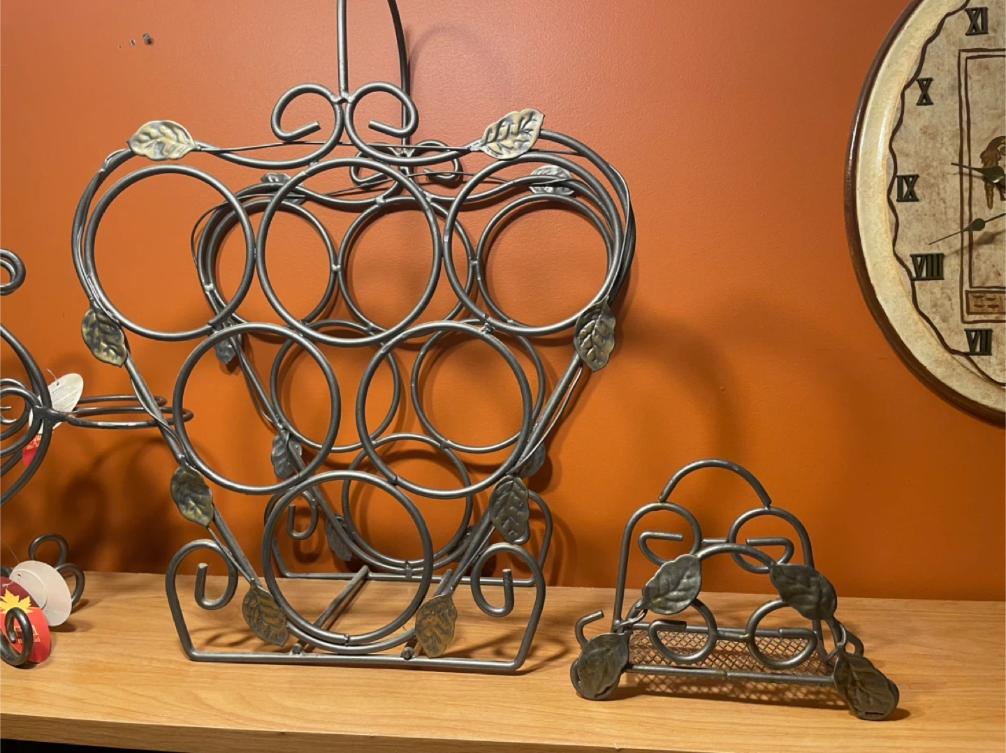 🥕Metal Wine Rack & Napkin Holder Set - photo 2