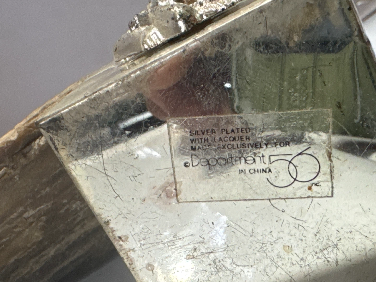 Department 56 Silver Plated Basket - photo 2