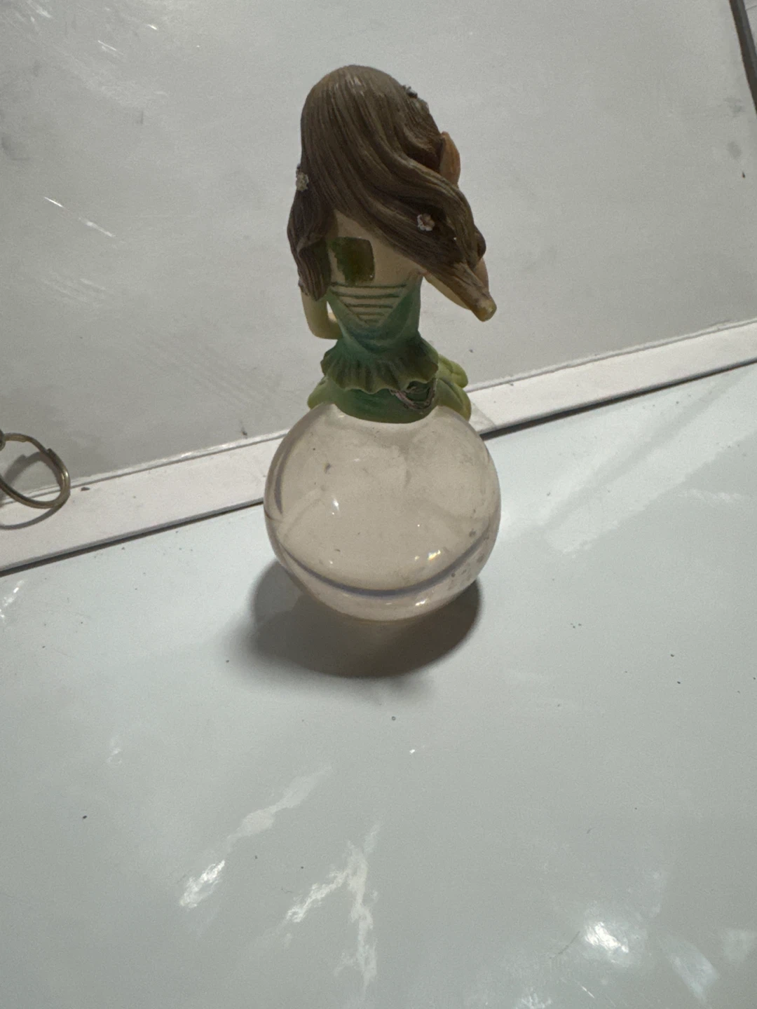 Fairy Figurine on Crystal Ball - photo 3